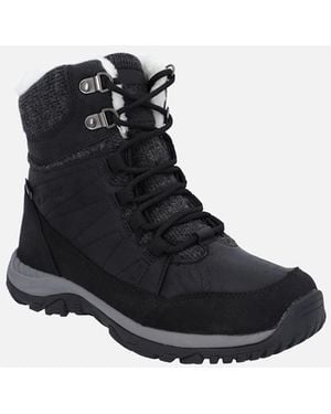 Hi-Tec Riva Mid Hiking Boots - Black