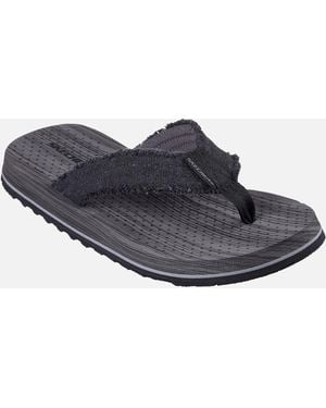 Skechers Tantric Fritz 205098-Blk Slip On Shoe - Blue