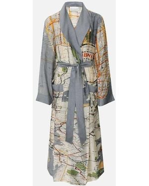 One Hundred Stars New York City Map Gown - White