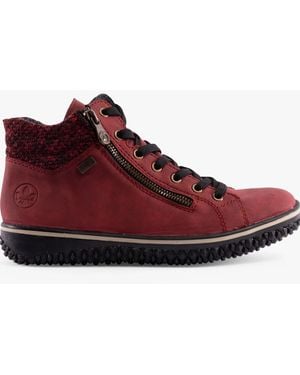 Rieker Z4263-35 Boots - Red