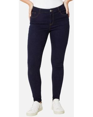 Dorothy Perkins Ladies Comfort Stretch Skinny Jeans - Blue