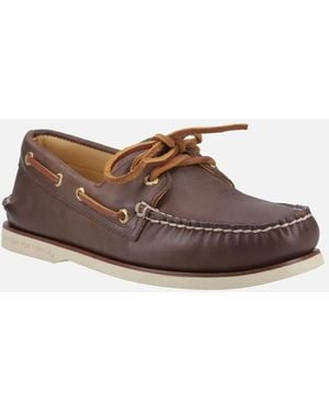 Sperry Top-Sider Sperry Authentic Cup Leather Boat Shoes - Brown