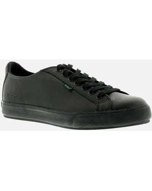 Kickers Shoes Court Shoes Tovni Lacer Leather Lace Up Uk Size - Black
