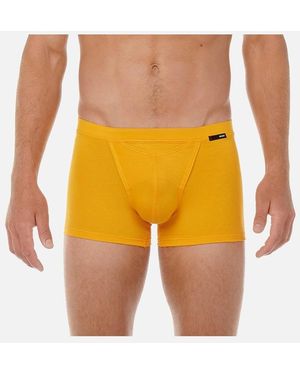 Hom Ho1 Tencel Soft Boxer Trunk, Ginger - Orange