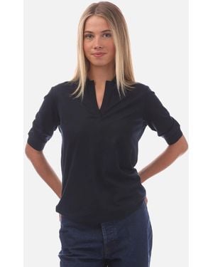 BOSS Esoles1 Short Sleeve Top - Blue