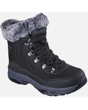 Skechers Trego Stormie Winter Ankle Boots - Blue