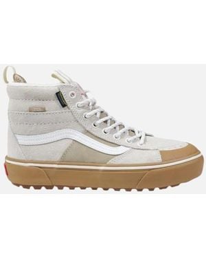Vans 100% Leather Ankle Boots - White