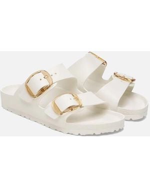 Birkenstock Arizona Birkenstock Arizona Big Buckle Eva Narrow Fit Eggshell - White