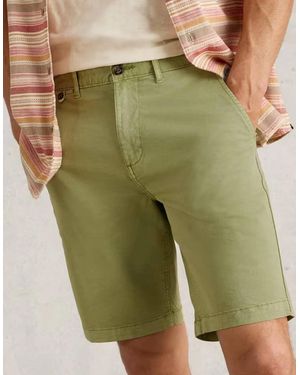 White Stuff Sutton Organic Chino Short Light - Green