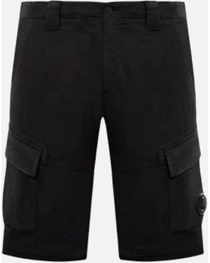C.P. Company Cargo Shorts - Black