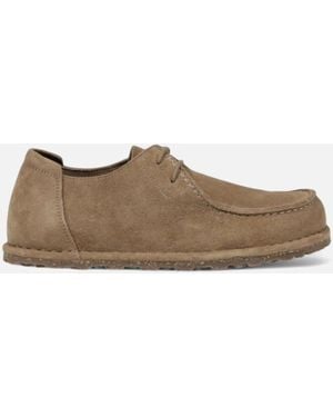 Birkenstock Lace-Up Polyurethane Shoes - Brown