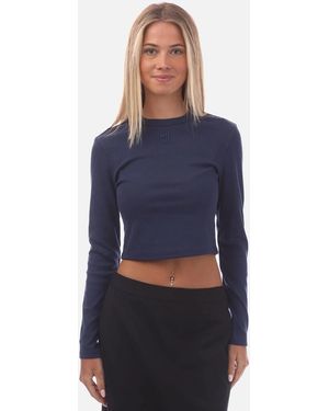 BOSS Dafilomena_3 Stacked Logo Top - Blue