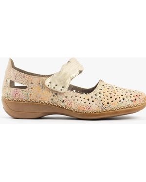 Rieker 41399-92 Shoes Multi - Natural