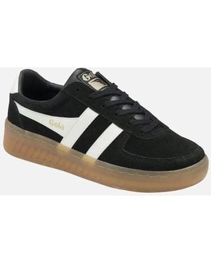 Gola Grandslam Suede /Off Trainers - Black