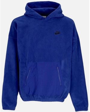 Nike Plain Royal Hoodie - Blue