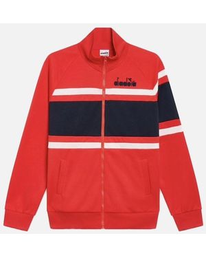 Diadora Fer. Italy 80S Track Jacket - Red