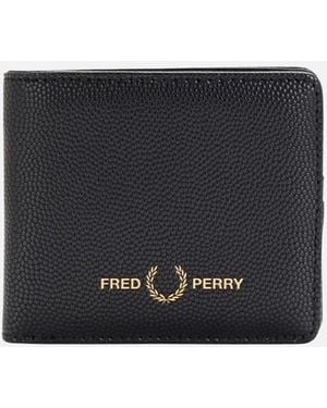 Fred Perry Plain Wallet - Black