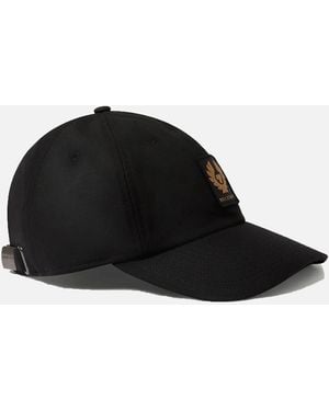 Belstaff Phoenix Patch Waxed Cap - Black
