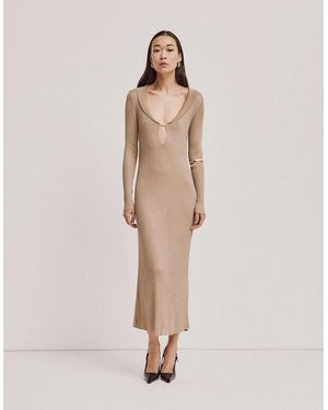 NINETY PERCENT Kea Dress - Natural