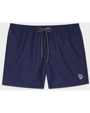 Paul Smith Zebra Swim Shorts - Blue