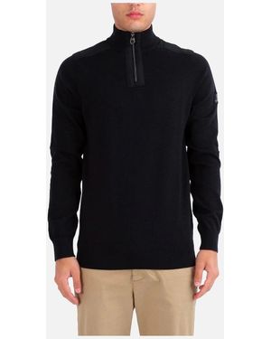 Luke 1977 Heddon Zip Knit - Blue