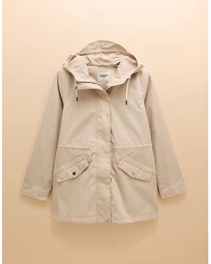 Joules Portwell Hooded Raincoat - Natural