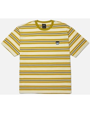Huf Big Block Stripe Boxy Top Pale - Metallic