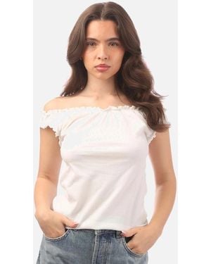Nobody's Child Savannah Bardot Top - White