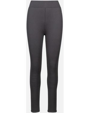Trespass Ladies Fuzzy Sherpa Leggings - Black