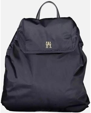 Tommy Hilfiger Recycled Polyester Backpack With Contrasting Details - Blue