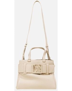 ARMANI EXCHANGE Handbag With Shoulder Strap And Zip Fastening - White