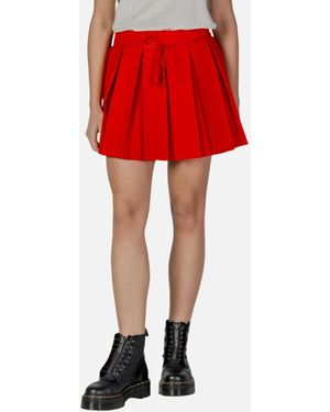 ONLY Polyester Elastane Blend Skirt - Red