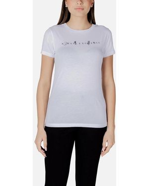 ARMANI EXCHANGE Short Sleeve Crew Neck Tee - White