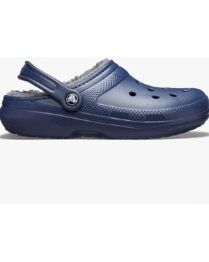 Crocs™ 203591-459 Classic Lined Clogs/Charcoal - Blue