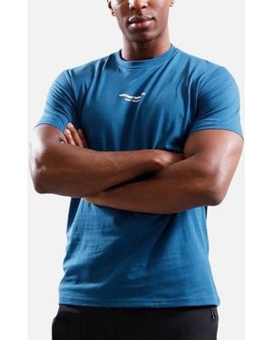 Weekend Offender T Shirts Pelee Crew Neck Summer Tee - Blue