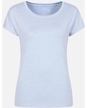 Mountain Warehouse Ladies Panna Ii Uv Protection Loose T-Shirt - Blue