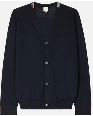 Paul Smith Button Through Cardigan 49B - Blue
