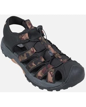 Mountain Warehouse Crete Camo Sandals - Black