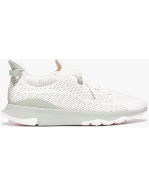 Fitflop Vitamin Ffx Knit Trainers Urban/Sagebrush - White