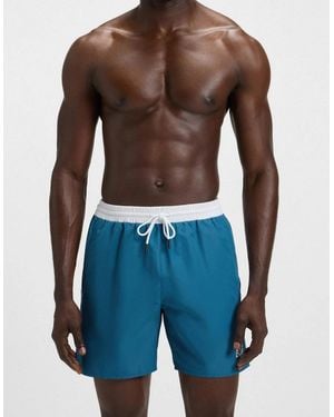 BOSS Boss Starfish Swim Shorts - Blue