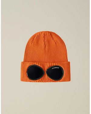 C.P. Company C.P Company Goggle Beanie Flame - Orange