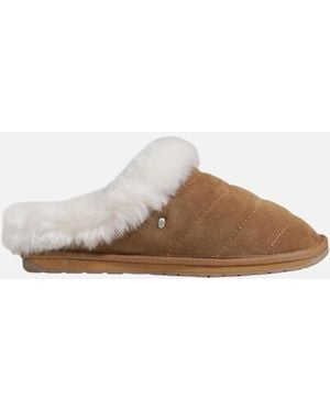 EMU Leather Shoes With Rubber Sole - Brown