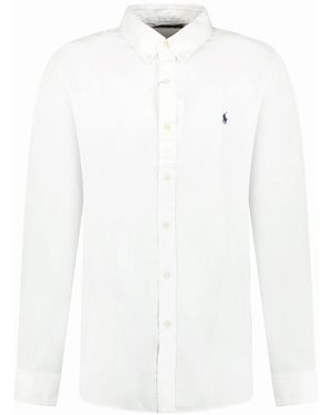Polo Ralph Lauren Ralph Lauren Slim Fit Stretch Long Sleeve Sport Shirt - White