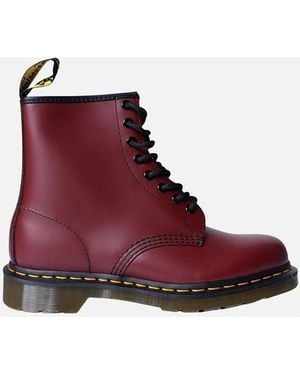 Dr. Martens 1460 Smooth Leather Boots - Red