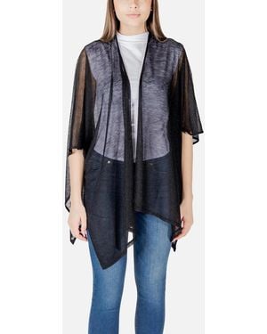 Liu Jo Short Sleeve Acrylic Cardigan - Blue