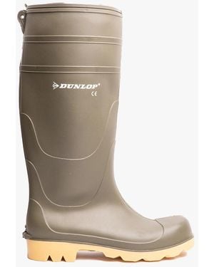 Dunlop W014E Wellington Boots - Brown