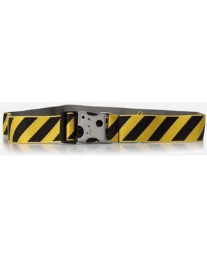 Off-White c/o Virgil Abloh Meteor Tuc Stripe Tape Belt - Yellow