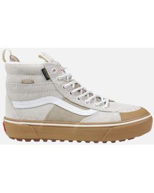 Vans 100% Leather Ankle Boots - White