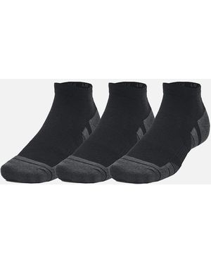 Under Armour Adult Performance Tech Socks (Pack Of 3) - Blue