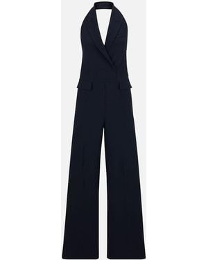 BOSS Dacom Halterneck Jumpsuit - Blue
